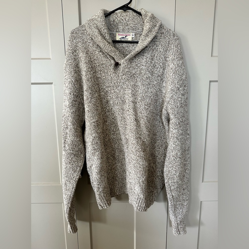 Winona Knits Wool Sweater w/ gloves and hat